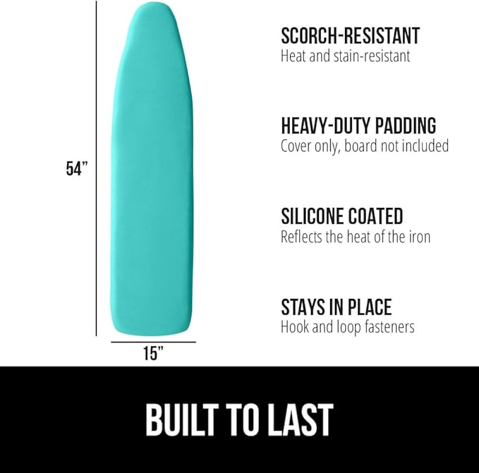 The Original GORILLA GRIP Ironing Board Cover and Pad, Silicone Coating