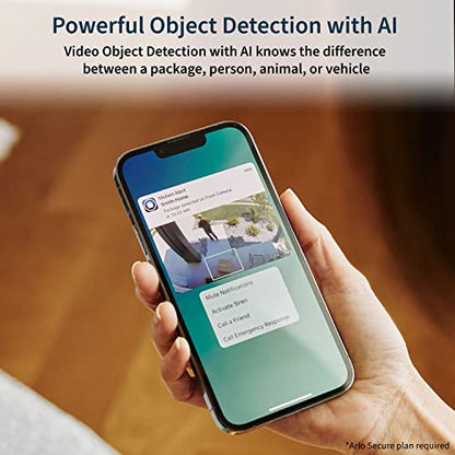 Arlo Pro 5S Spotlight Security Camera 2K HDR | Outdoor | Wireless | Dual-Band Wi-Fi Connects to Strongest Network |12X Zoom, 2-Way Audio, Siren, Color Night Vision,Live Stream(White, 4 Cameras)