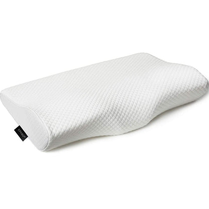 Contour Memory Foam Pillow Orthopedic Sleeping Pillows, Ergonomic Cervical Pillow for Neck Pain - for Side, Back and Stomach Sleepers, Free Pillowcase Included (Firm & Near King)