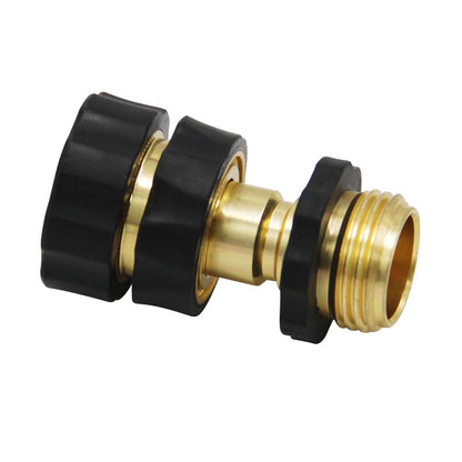 Twinkle Star 3/4 Inch Garden Hose Fitting Quick Connector Male and Female Set, 4 Set, Garden Hose Adapter, Quick Connect Hose Fittings, Garden Hose Connector, Hose Attachment