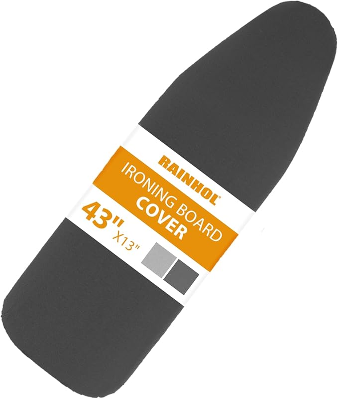 43x13 Small Ironing Board Cover and Pad, Iron Board Replacement Cover, Thick