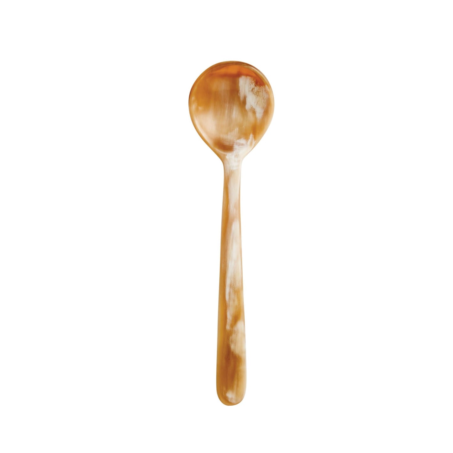 HIC Kitchen Salt Spice Tasting Spoon, Handcrafted in the United Kingdom, Responsibly Sourced Ankole Cow Horn, 3-Inch
