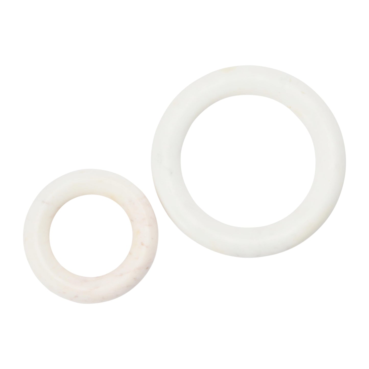 Creative Co-Op Marble Trivets for Dining Table, Set of 2