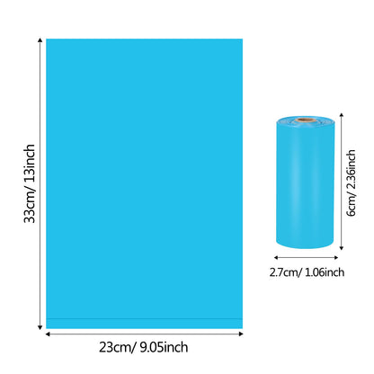 Dog Poo Bags - 1140 Counts Dog Poop Bags Rolls with Dispenser, Unscented Poo Bags for Dog, Extra Thick Strong Leak Proof Dog Waste Bags, Blue - 57 Rolls (13 x 9 Inches)