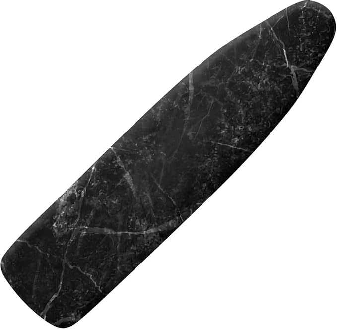 ZDCUSTOM Black Marble Ironing Board Cover and Pad- 52" x 13" Iron Board Cover