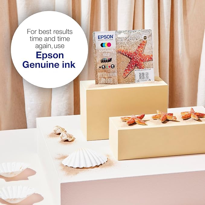 Epson 603 Starfish Genuine , 4-Colours Multipack Ink Cartridges