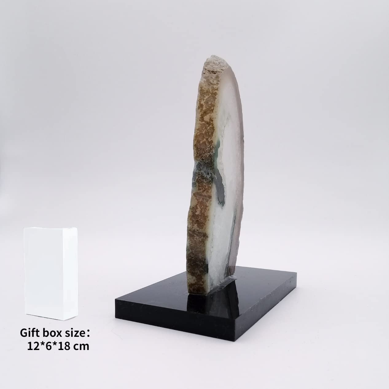 XMHOME Natural Agate Gemstone Slice Home Decor Living Room Irregular Shape Healing Crystals Wealth Luck Table Ornaments Small