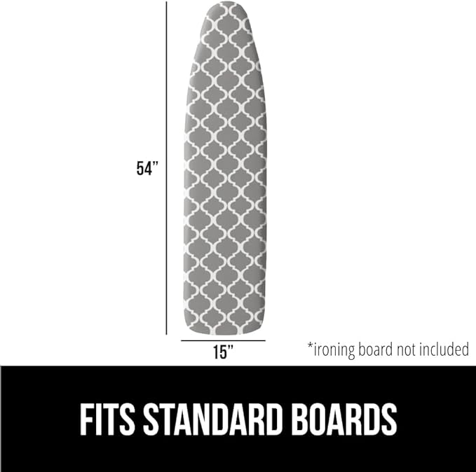 GORILLA GRIP The Original Ironing Board Cover and Pad, Silicone Coating