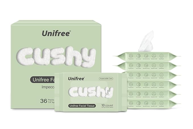 Unifree Facial Towels I Towelettes I Dry Wipes I Makeup Remover I Facial