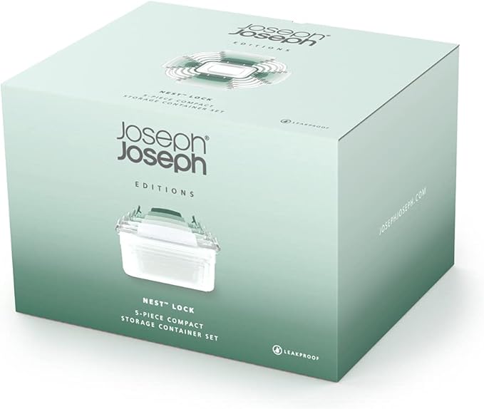 Joseph Joseph Nest Lock, 10 Piece Plastic Food Storage Container set