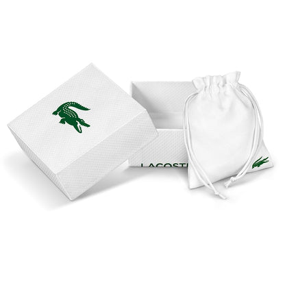 Lacoste Men's METROPOLE Collection Link Bracelet Embellished with petit piqué pattern
