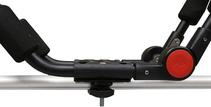 BRIGHTLINES Folding Kayak Roof Rack, a Set of Two Foldable Kayak Roof Rack Carrier for Kayaks, Canoe, SUP, Mounted on Car SUV Roof Crossbars