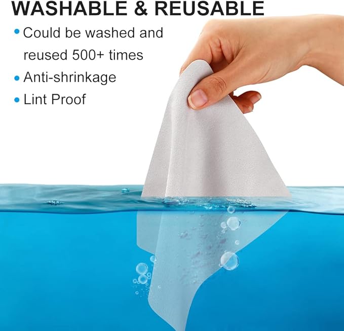 100 PCS Glasses Clean Cloth Suede, Lens Clean Cloth