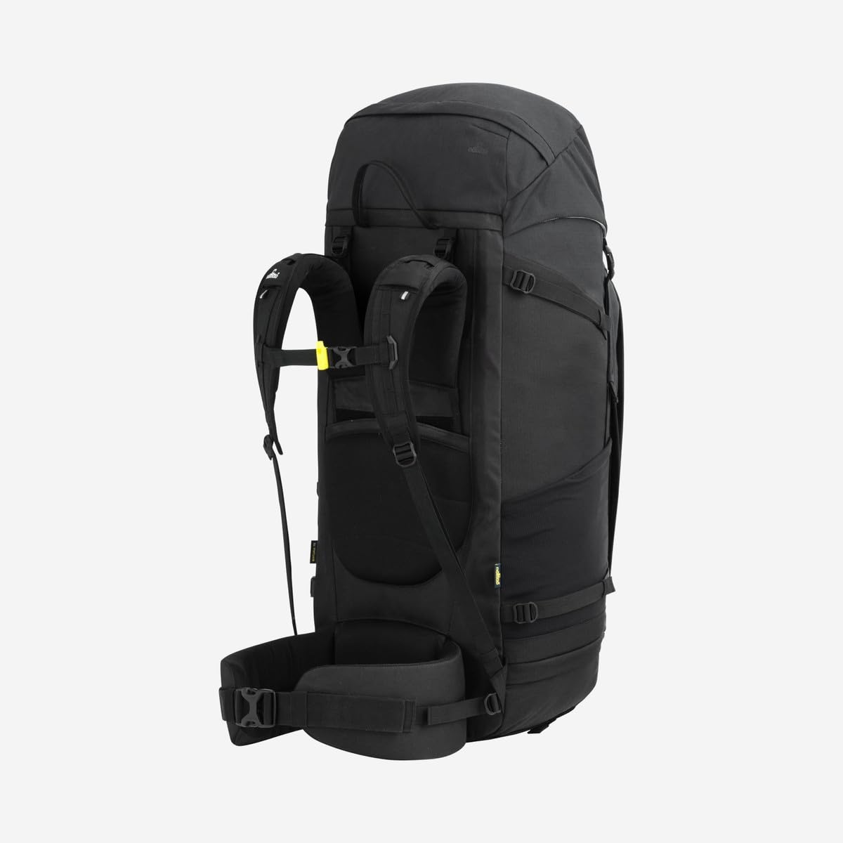 NOMAD Batura Backpack - Premium 70L Pack with Rain Cover Included | Lightweight Rucksack for Traveling, Hiking, Camping, Outdoor Sports (Black)