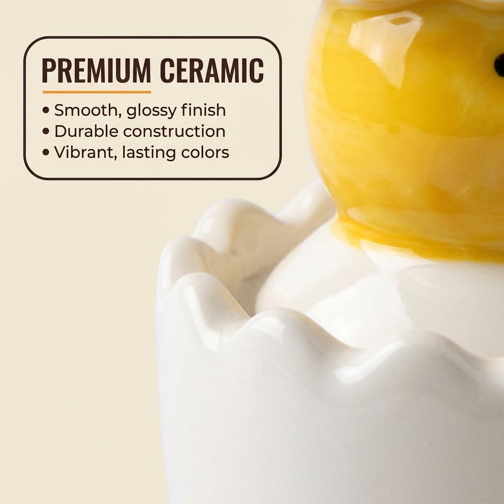 The Bridge Collection Hatching Spring Chick Easter Salt and Pepper Shakers