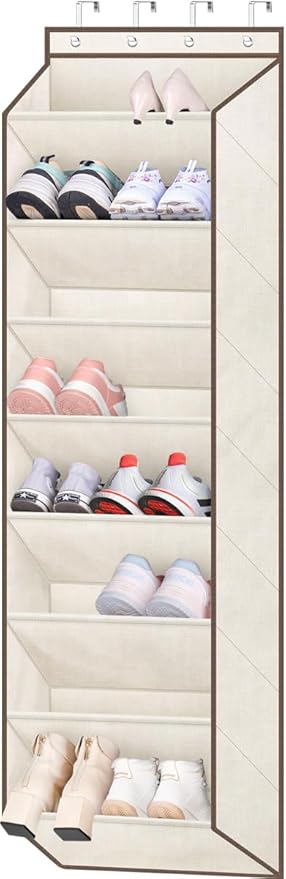 SLEEPING LAMB Over The Door Shoe Organizer