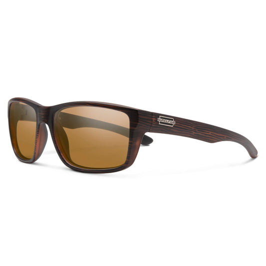 Suncloud Mayor Polarized Sunglasses, Burnished Brown Frame, One Size