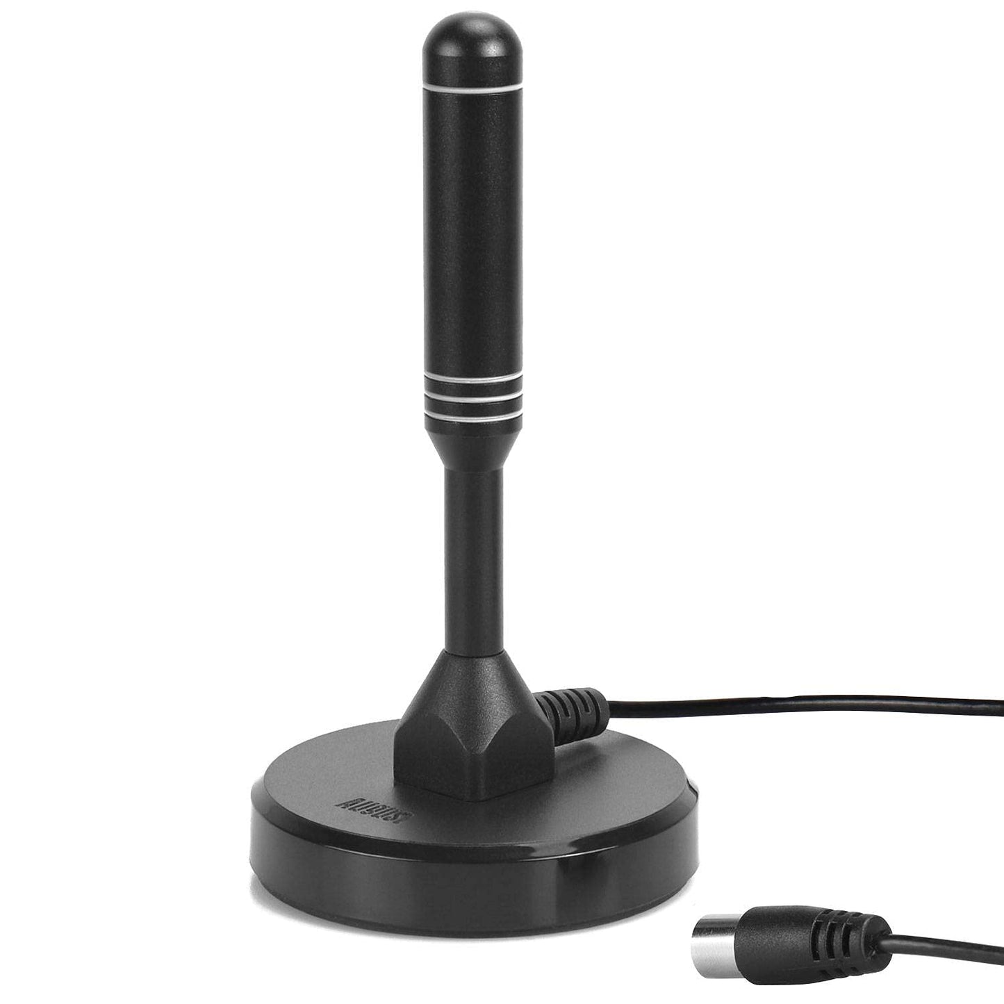 High Gain Freeview TV Aerial - August DTA240 - HD Portable Indoor/Outdoor Digital HD Antenna for USB TV Tuner/ DVB-T Television/ DAB Radio/ SD/ 4K - With Magnetic Base