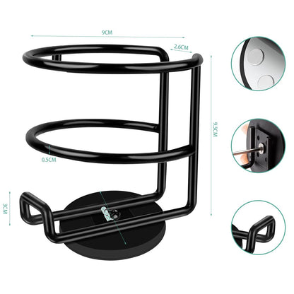 Magnetic Cup Holder SUS 304 Stainless Steel Magnetic Cup Caddy Magnet Drink Holder for Refrigerator Car School Bus Tractor Lawn Mower Black 1Pack