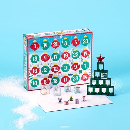 Funko Pop! Bitty Countdown Calendar: Stitch Holiday - 24 Days of Surprises - Collectible Vinyl Mini Figures - Mystery Box - Gift Idea - Holiday Present for Kids - Christmas or Birthday Countdown