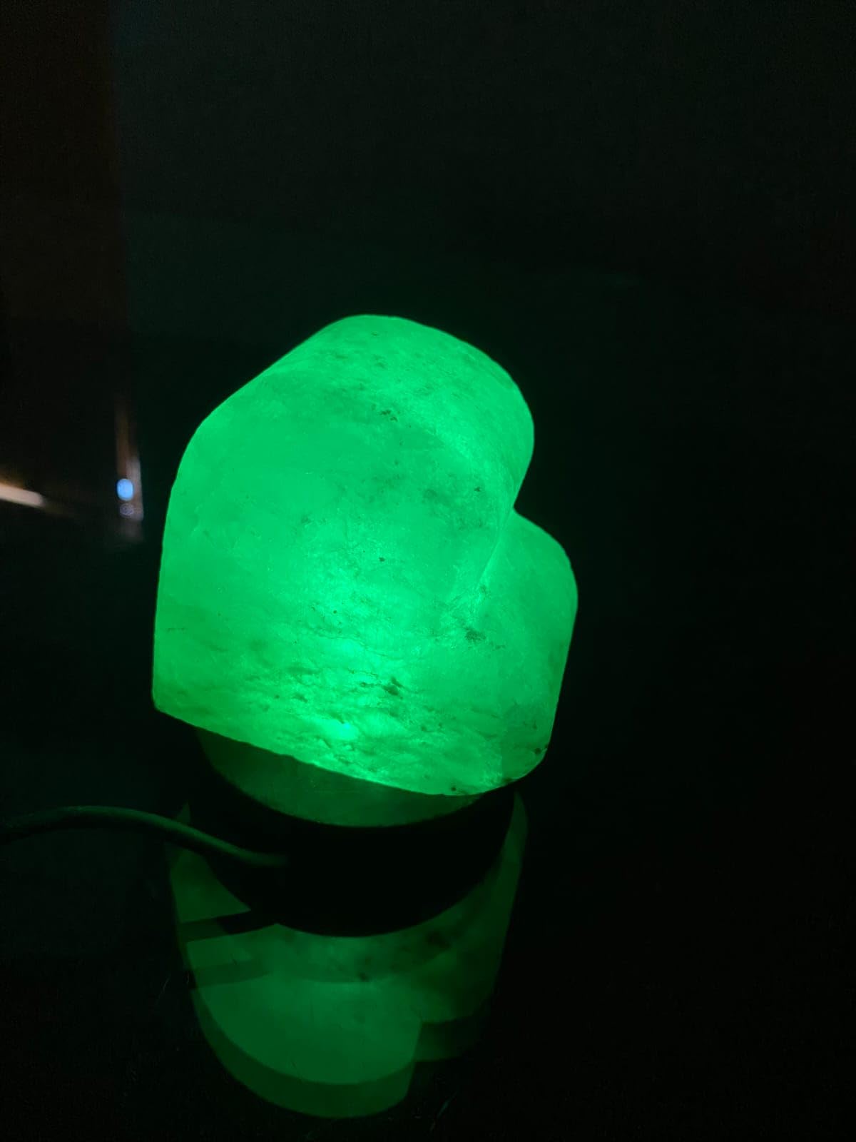 NatureBoost HL Himalayan Pink Salt USB Multi Colored lamp (Heart)