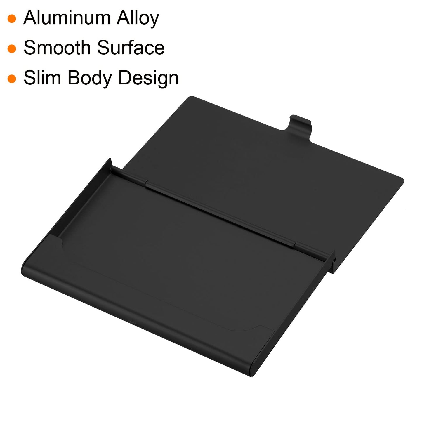 PATIKIL Business Card Holder, 4 Pack Aluminum Metal Card Case Professional Slim Pocket Card Holder for Name Card Credit Card, Black