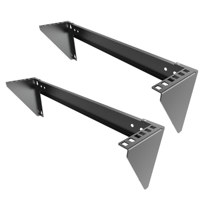 JINGCHENGMEI 2 Pack of 19 Inch 2U Heavy Duty Vertical Wall Mountable Rack and 125 lb Wall Mountable Server Rack (2)