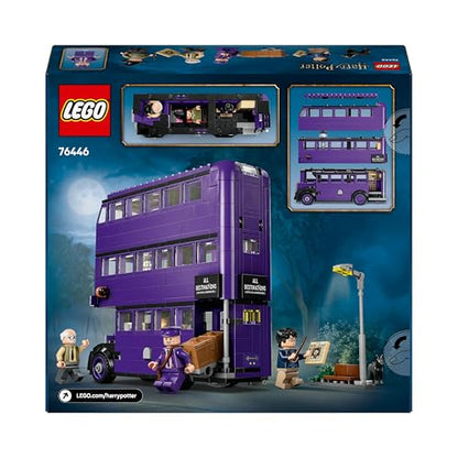 LEGO Harry Potter Knight Bus Adventure - Wizarding World Toy with 5 Collectible Minifigures plus Accessories incl. Wands - Prisoner of Azkaban Gift for 8+ Year Old Girls & Boys - 76446