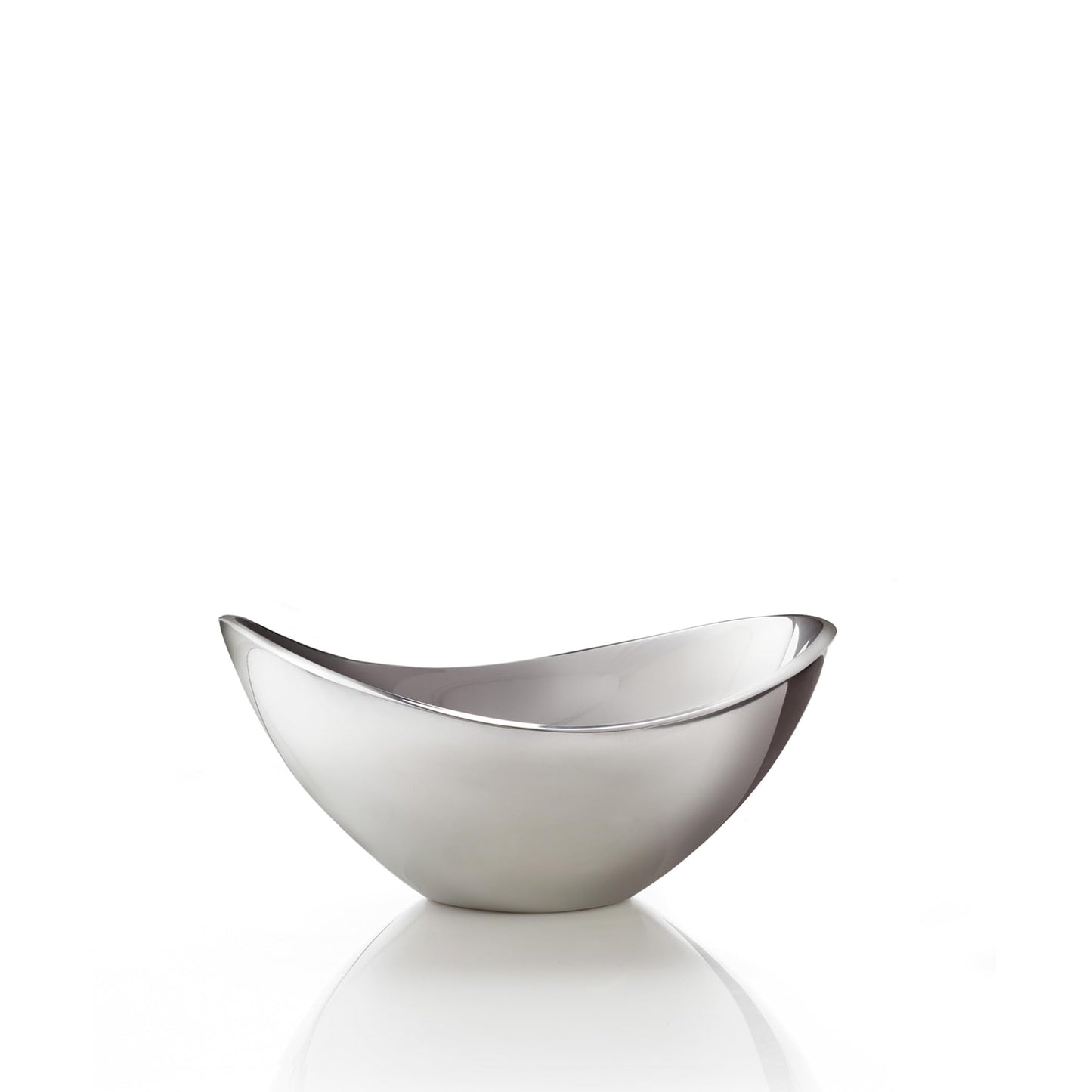 Nambe Butterfly Bowl – 6" Small Decorative Accent Dish, Elegant Sculptural Design with Upward Curved Sides, Mother’s Day Gift Display Bowl for Candies, Keepsakes, Table Centerpiece - Alloy & Crystal