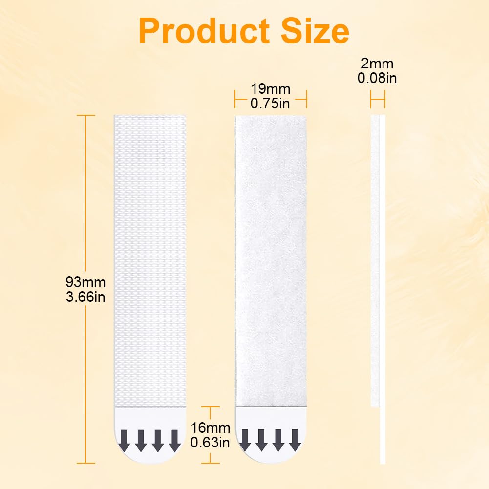 Picture Hanging Strips Heavy Duty, 32-Pairs(64 Pack) Large Adhesive Hook and Loop Mounting Tapes Damage Free No Nails Picture Hangers for Frame Hanging Poster Strips Christmas Decorations