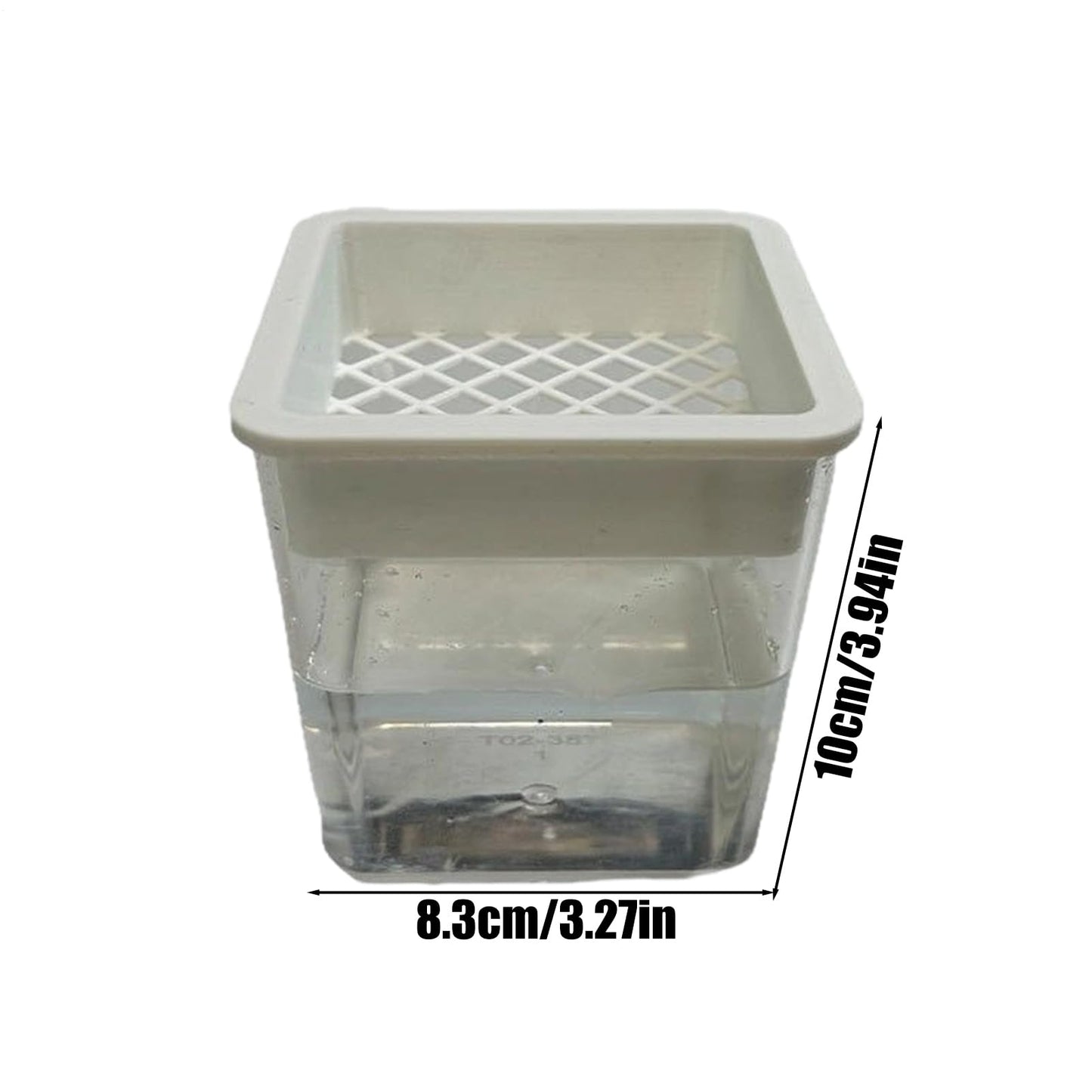 Flower Pots for Plants | Transparent Plant Containers,Outdoor Flower Pots | for Semi-Hydro Cuttings Seedlings African Violets Balcony Desk Garden Porch Windowsill Bedroom Living Room Yard