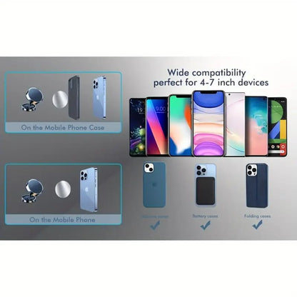 Phone Holder for Car Dashboard, UpgradedAdiustable Horizontally and Vertically Cell Phone MountFor Car Dashboard Compatible with Al Phones