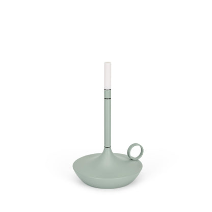 Wick Rechargeable Table Light (Sage Green, Short)