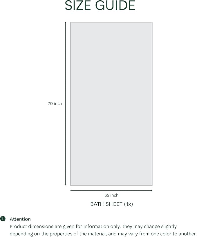 Lacoste Heritage 100% Supima Cotton Bath Sheet, Premium Super Soft Bath Towel