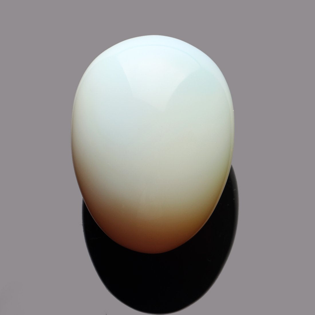 Opal Opalite 40 * 30mm Eggs with Wood Stand Stone Carved Natural Gemstone Bell Chakra Healing Crystal Reiki Crafts