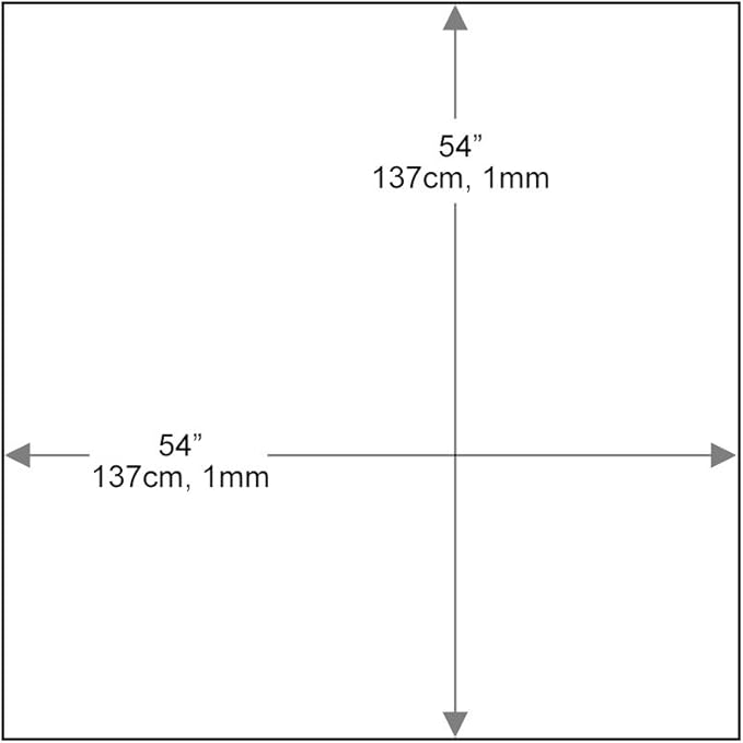 Dulles Glass 54 inch Square Glass Table Top