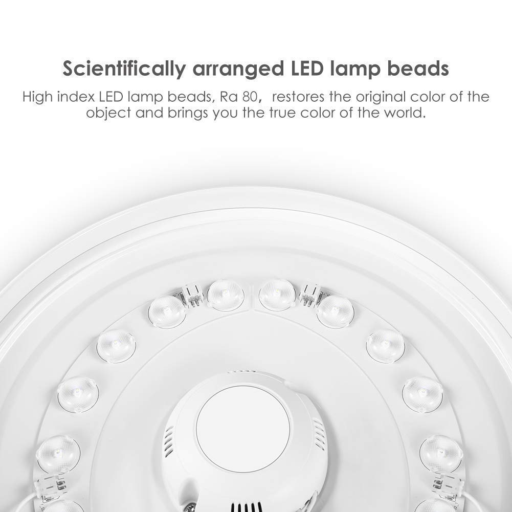 RAWNICE Bathroom Lights Ceiling,24W,4000K Natural White 29CM,Round Indoor Flush Mount Ceiling Lamp for Bedroom Bathroom Kitchen Hallway Office Stairwell