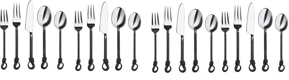 Twist and Shout Stainless Steel Flatware Set Service for Persion (4 Set)
