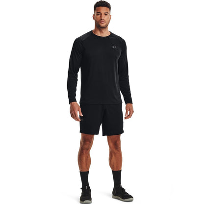 Under Armour Men's Tech 2.0 Long-Sleeve T-Shirt , Black (001)/Graphite , Large