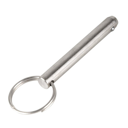 HZJPIN 2 Pcs Long Quick Release Pin, Diameter 3/8"(9.5mm), Usable Length 2.4"(61mm), Overall Length 3"(76mm), Full 316 Stainless Steel, Bimini Top Pin, Marine Hardware
