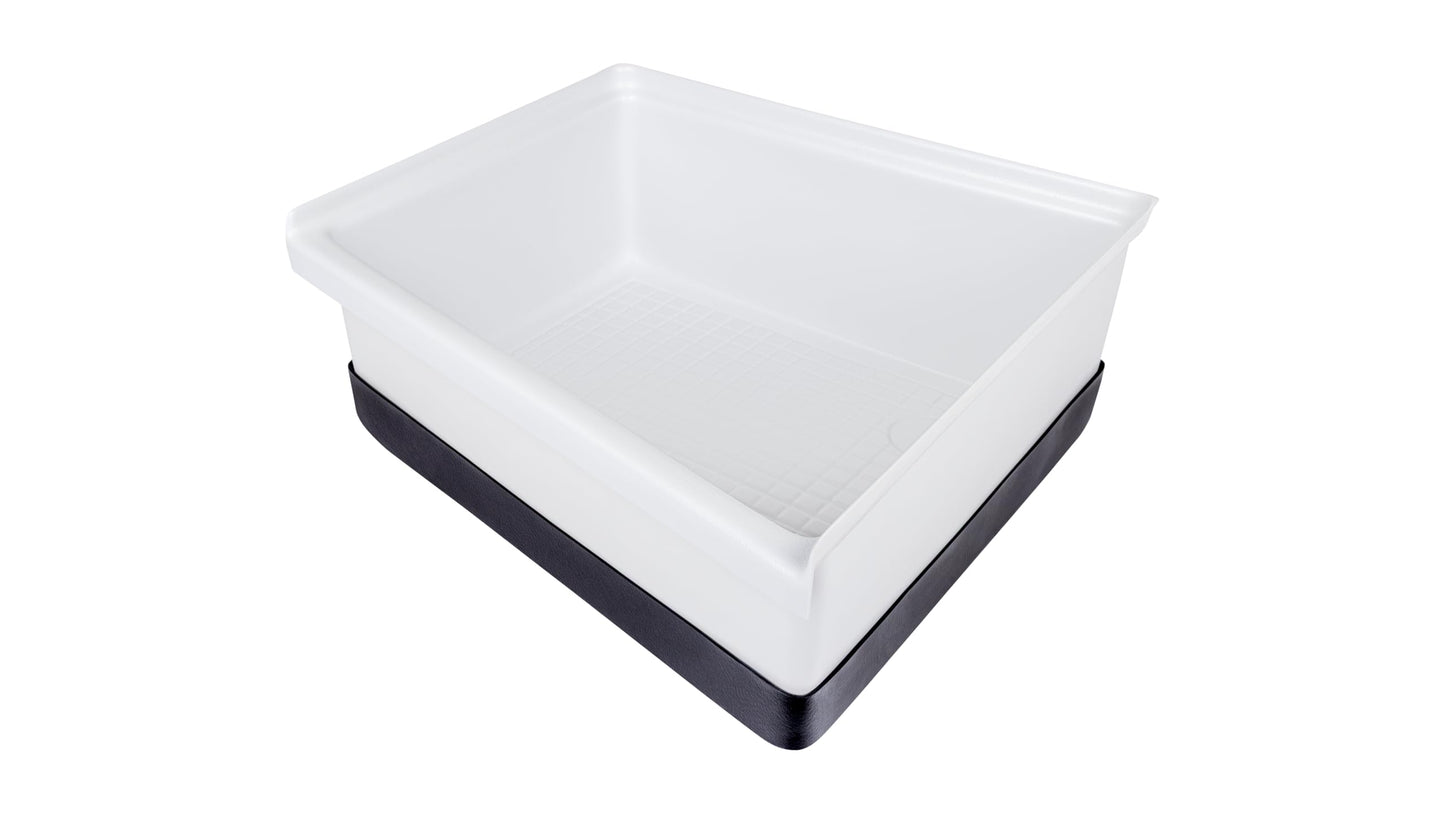 ICON 00463 Shower Pan SP200-24" x 23" x 10", Polar White