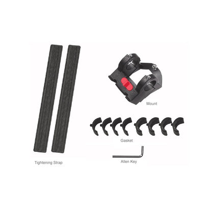 Redlution Bicycle Bike Detachable Cycle Front Canvas Basket Carrier Bag Pet Carrier Aluminum Alloy Frame Pet Carrier (black)