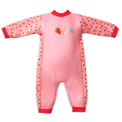 Splash About Warm in One Baby Wetsuit, Strawberry Field, 6-12 Months