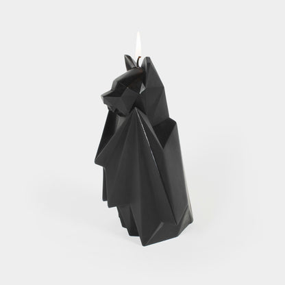 PyroPet Blaka Bat Candle (Black) - The Original Bat Candle with Metallic Skeleton | Gothic Decor | Unique Gift for Bat Lovers | 20-Hr Burn Time | Dimensions: 6.7x2.9x4.5 in