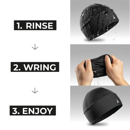 Helmet Liner Sweat Wicking Skull Cap Beanie. Ultimate Performance Moisture Wicking. Fits Under Helmets American Black