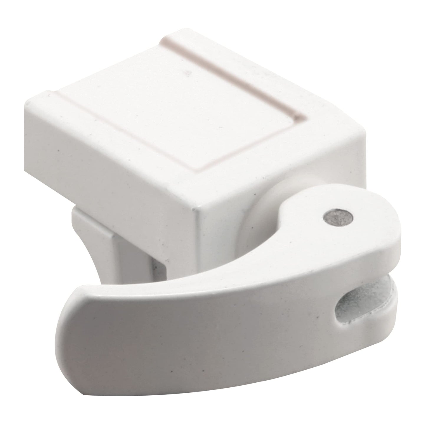Prime-Line Products U 9809 Sliding Window Lock, 1/2 in, Diecast Construction, White, for Vinyl Windows (Pack of 2)