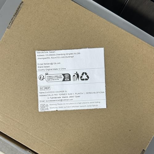 SEKAM Cardboard Cat House with Scratcher/Catnip (16.5''L x 12''W x 13''H), Play House for Indoor Cats， Cat Scratching Box & Hideaway Furniture, Hideout for Small Animals