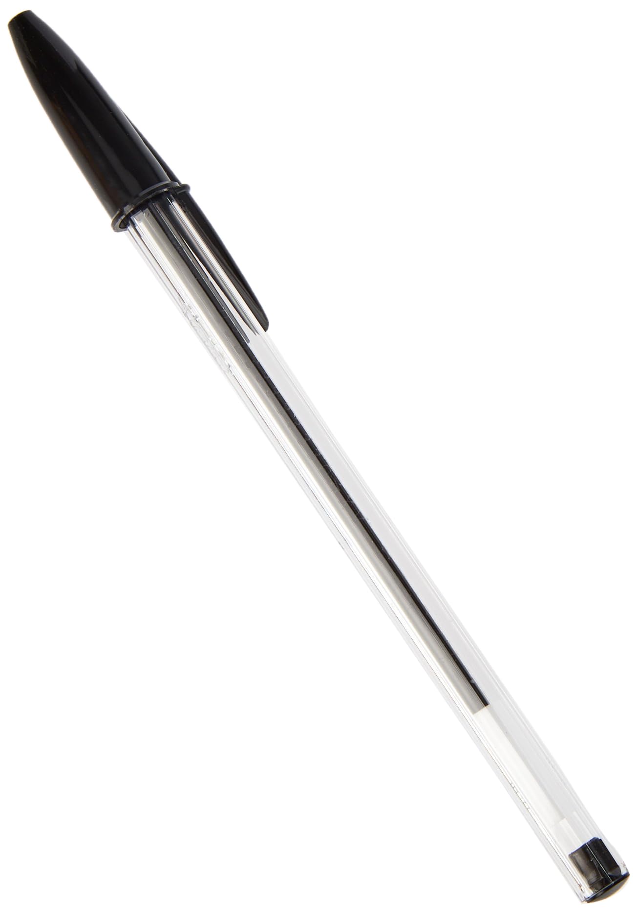 BIC Cristal Original Smudge Free Ballpoint Pens, Ideal for School, Black, Medium Point (1.0mm), Pack of 50