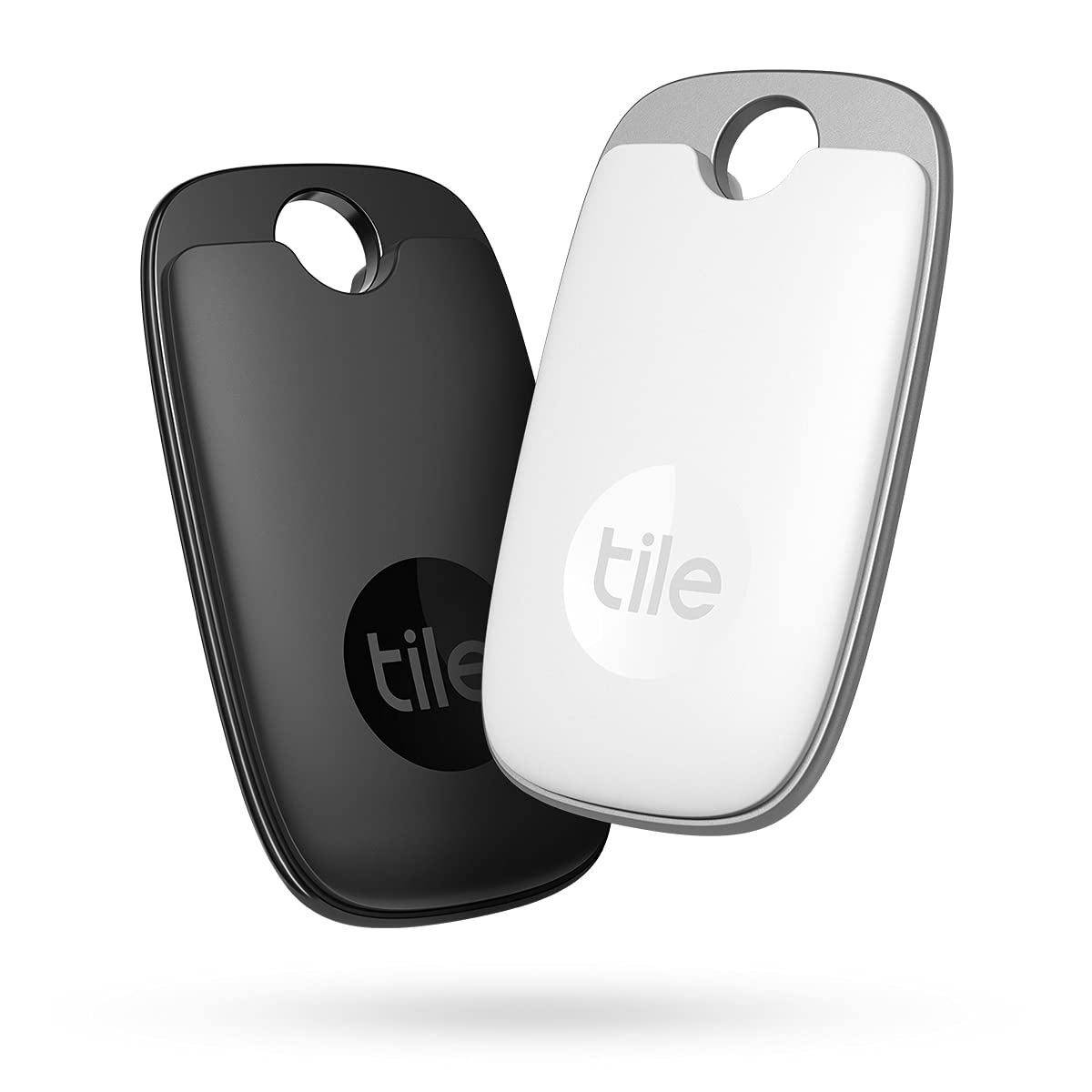 Tile Pro (2022) Bluetooth Item Finder, Pack of 2, 120 m Finding Range, Compatible with Alexa and Google Smart Home, iOS and Android Compatible, Find Your Keys, Remotes and More, Black/White