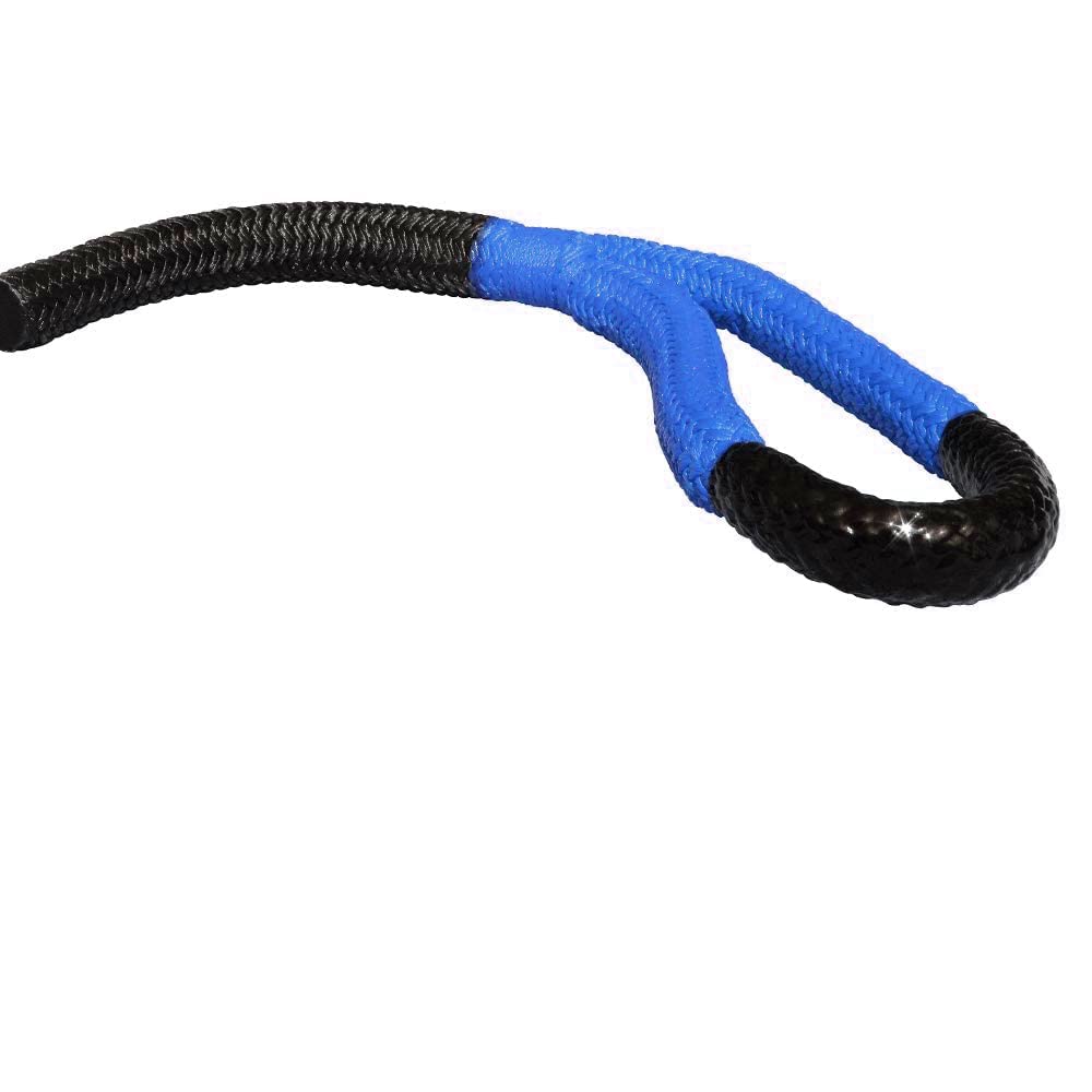 Bubba Rope Sidewinder Xtreme Model 176653BL Off-Road Power Stretch Kinetic Kit 5/8 x 20 ft. Recovery Rope with Breaking Strength of 14000 Lb. Accessory Ideal for Recovery and Towing Stuck Vehicles